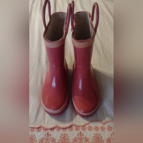 Western Chief Other - Western Chief Girls Pink PVC Rain Boots Size 7/8 Great Pre-owned Condition